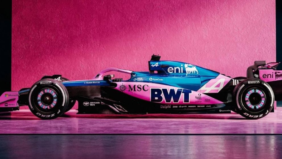 El nuevo diseño de Alpine de Franco Colapinto para el Gran Premio de Las Vegas