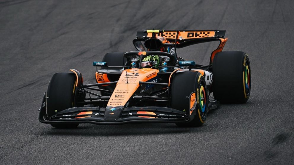 Lando Norris gan� una accidentada Sprint Race en el Gran Premio de Brasil de F�rmula 1, donde Franco Colapinto abandon�