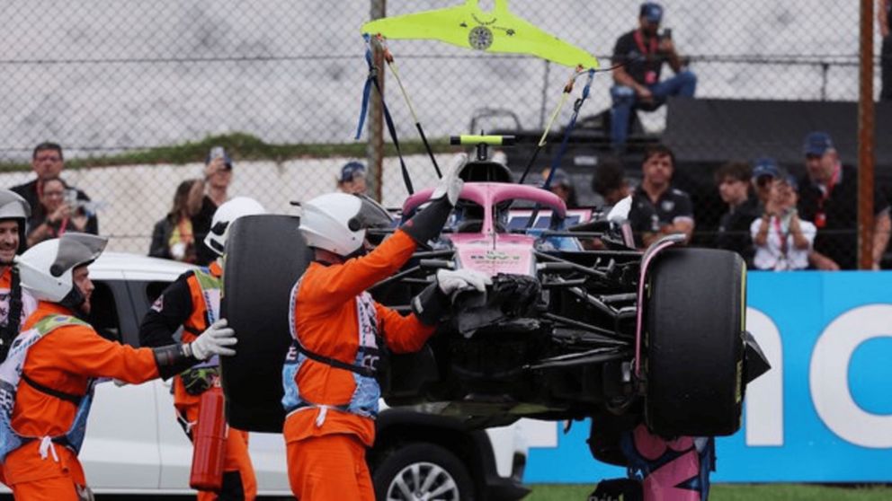 La bronca de Franco Colapinto tras su inexplicable choque en la Sprint Race del Gran Premio de Brasil de Fórmula 1
