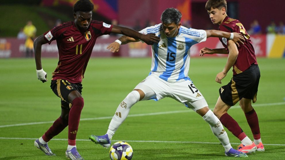 Argentina le gan� un partidazo a B�lgica en su debut en el Mundial Sub 17 de Qatar