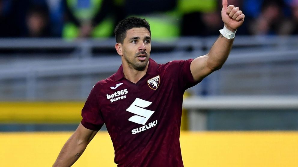 Golazo de Gio Simeone en el empate entre Torino y Pisa