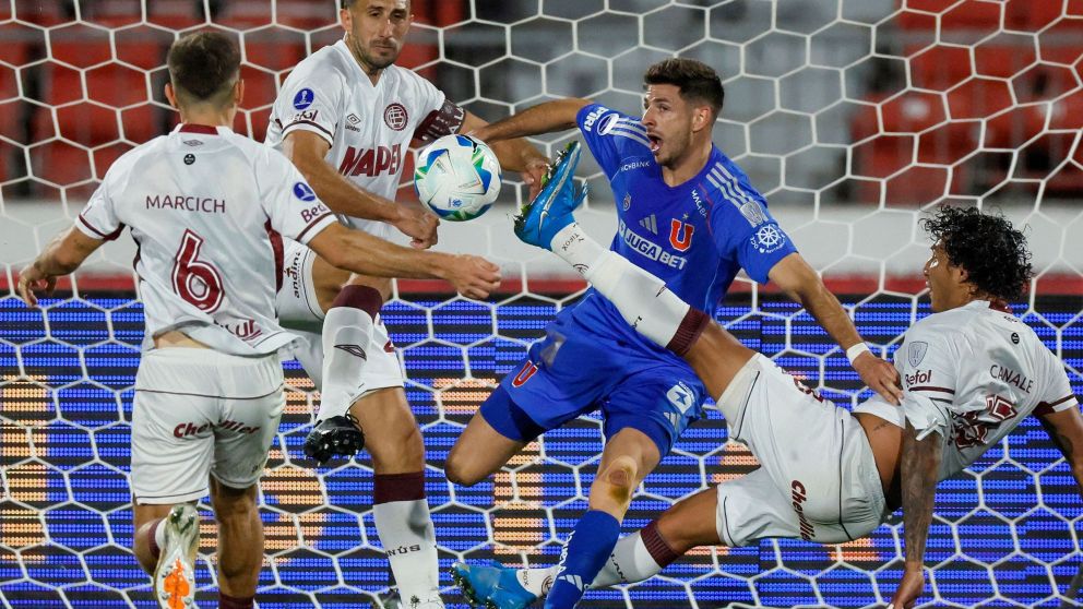 Lanús lo ganaba fácil pero la Universidad de Chile se lo empató y le metió suspenso a la semifinal de la Copa Sudamericana