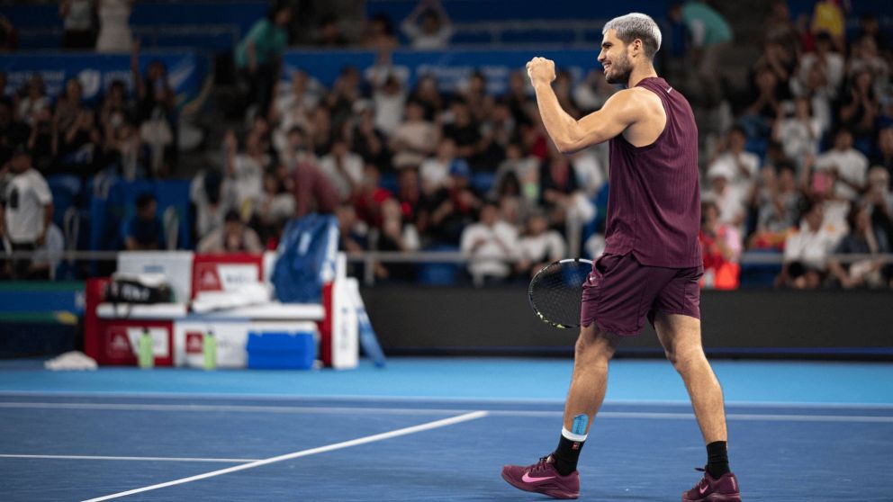 Carlos Alcaraz logró un tremendo récord tras llegar a la final del ATP 500 de Tokio