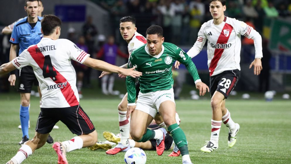 El letal posteo de Vitor Roque: el delantero de Palmeiras se mof� de River en la cancha y ahora lo chicane� por Instagram