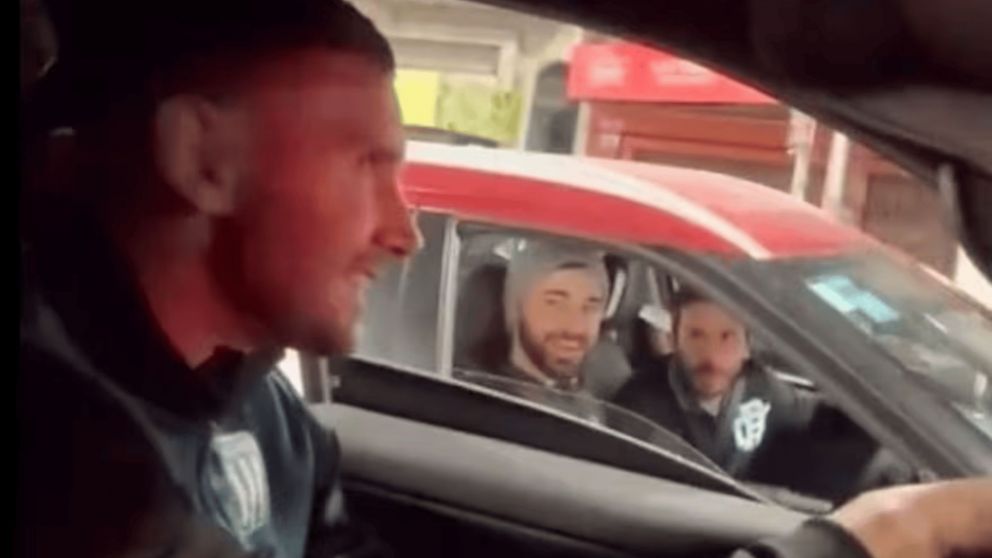 Video desopilante: insólito momento entre Maravilla Martínez y unos hinchas de Racing