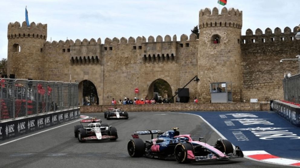 Qu� hizo el equipo Alpine de F�rmula 1 cuando Colapinto y Gasly se cruzaron en pista en el GP de Azerbaiy�n: los videos