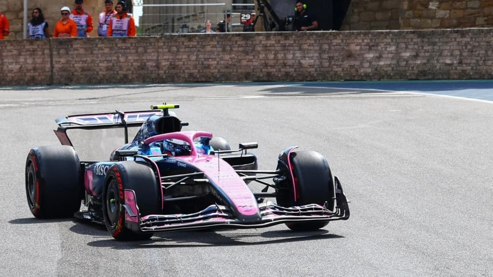 Franco Colapinto quedó 19° con el Alpine en la práctica libre 1 de GP de Azerbaiyán de Fórmula 1, que lideró Lando Norris
