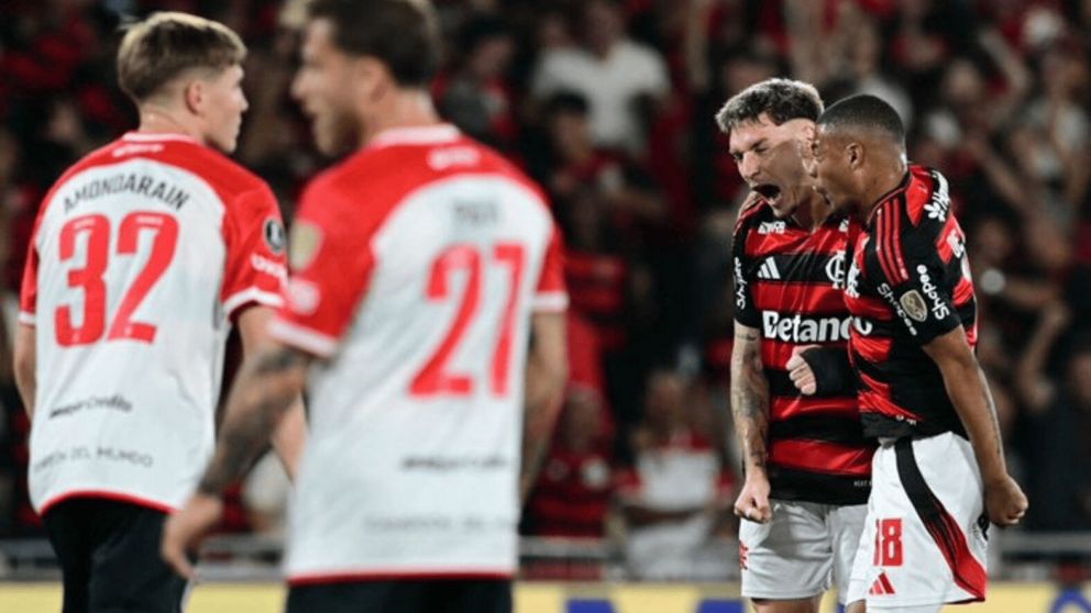 Flamengo jugó un primer tiempo de ensueño pero terminó sufriendo con Estudiantes: la serie se define en UNO