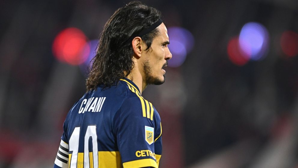 Alarmas en Boca: Cavani no entrenó por una molestia y será baja ante Central Córdoba