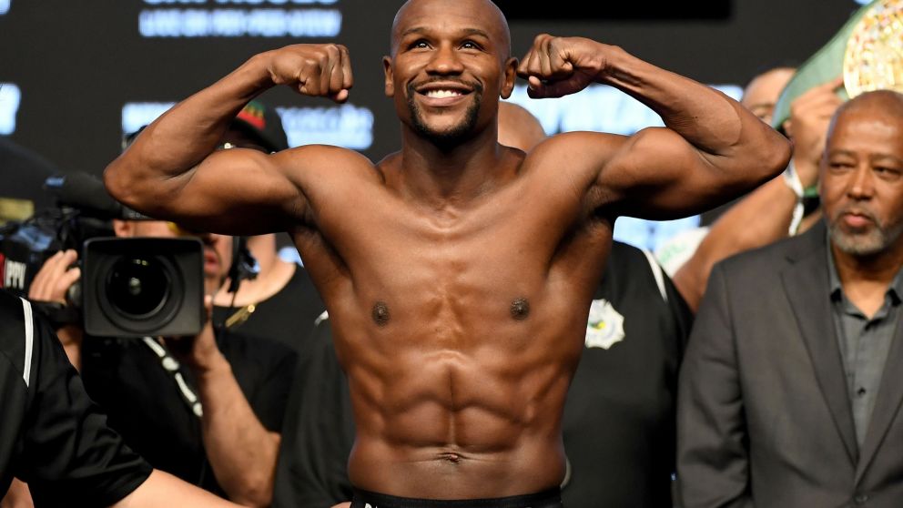 Tremendo: Mayweather apostó en la pelea de Crawford contra Canelo y ganó una fortuna