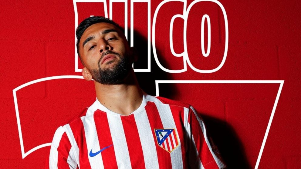 Nico González fue presentado en el Atlético Madrid y opinó del Cholo Simeone: "Es uno de los mejores del mundo"