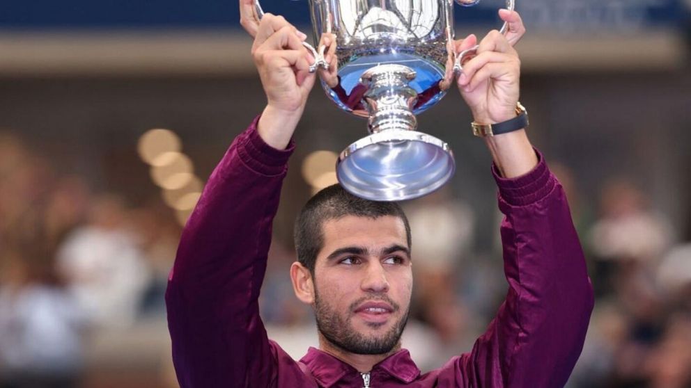 Alcaraz le ganó a Sinner de forma contundente y se consagró campeón del US Open