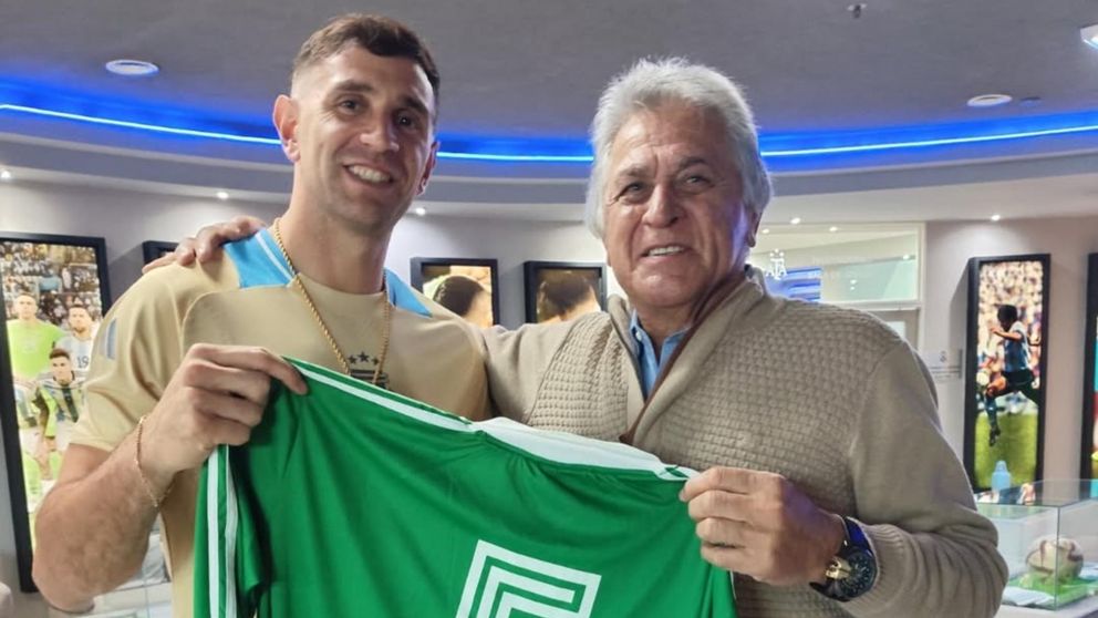 Dibu Martínez y el Pato Fillol se encontraron en la concentración de la Selección Argentina: "De palo a palo..."