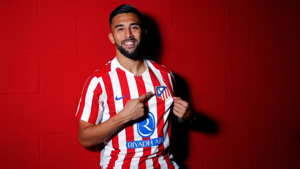 Nico Gonz�lez lleg� al Atl�tico de Madrid y celebr�: "Me mor�a por estar ac�..."