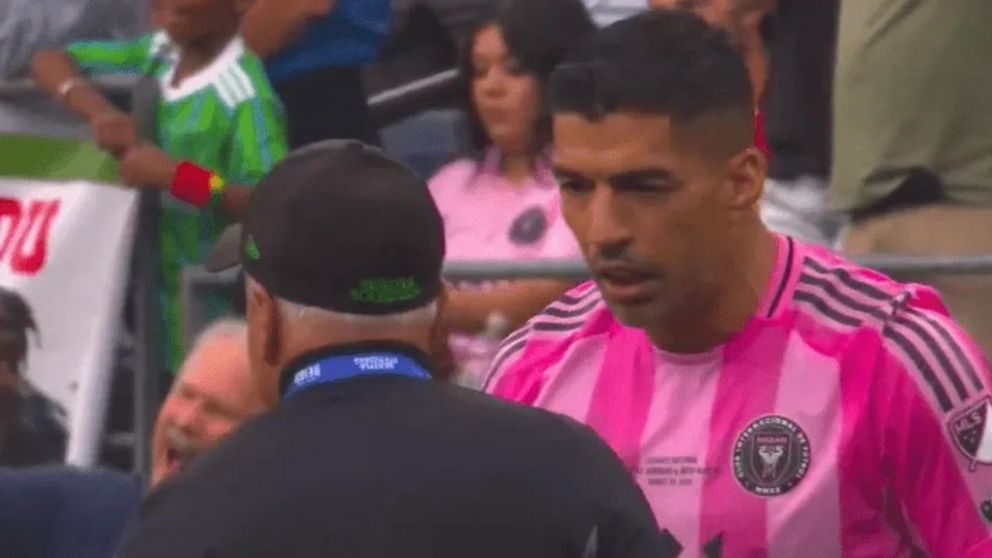 Video: Luis Suárez tuvo una repugnante reacción luego de la derrota de Inter Miami en la Leagues Cup