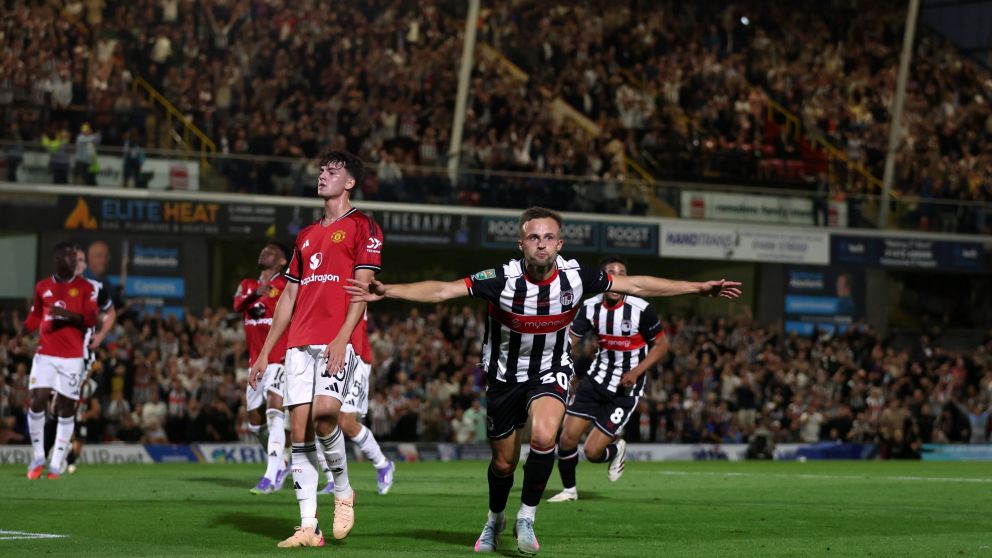 Papelón histórico: el Manchester United fue eliminado de la EFL Cup por un equipo de cuarta división inglesa