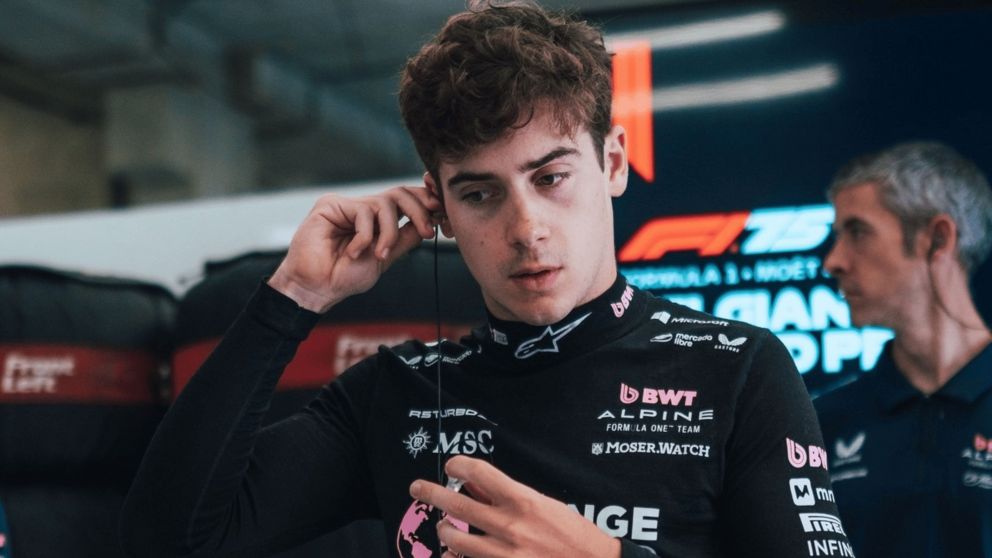 Sufre Colapinto: renunció un director de Alpine a días del GP de Países Bajos de Fórmula 1