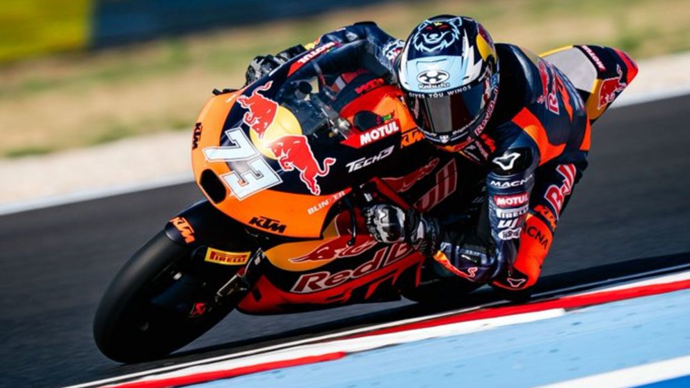 Valentín Perrone quedó segundo en el Gran Premio de Hungría del Moto3 en una emocionante definición