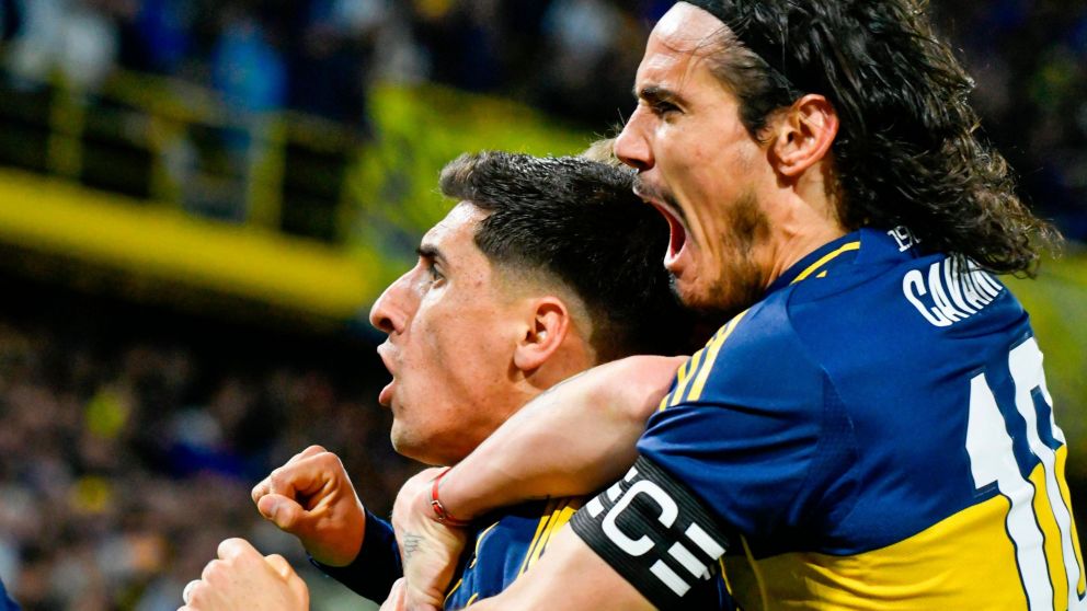 Boca se acostumbró a festejar: derrotó a Banfield, Cavani volvió al gol y los hinchas se ilusionan