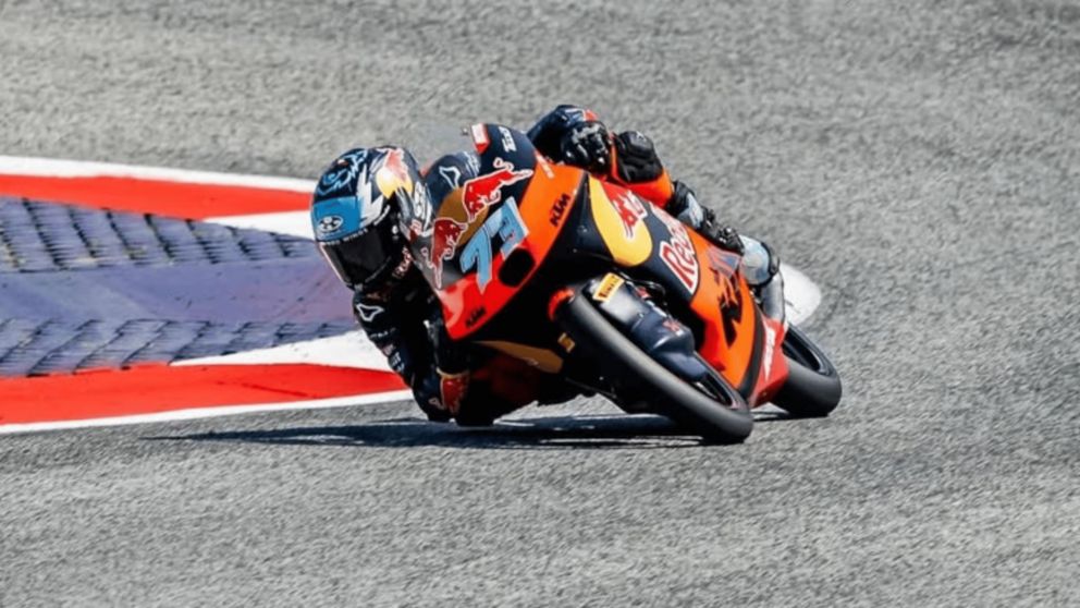 Valentín Perrone protagonizó otro gran clasificación en Moto3 y largará segundo en el GP de Hungría