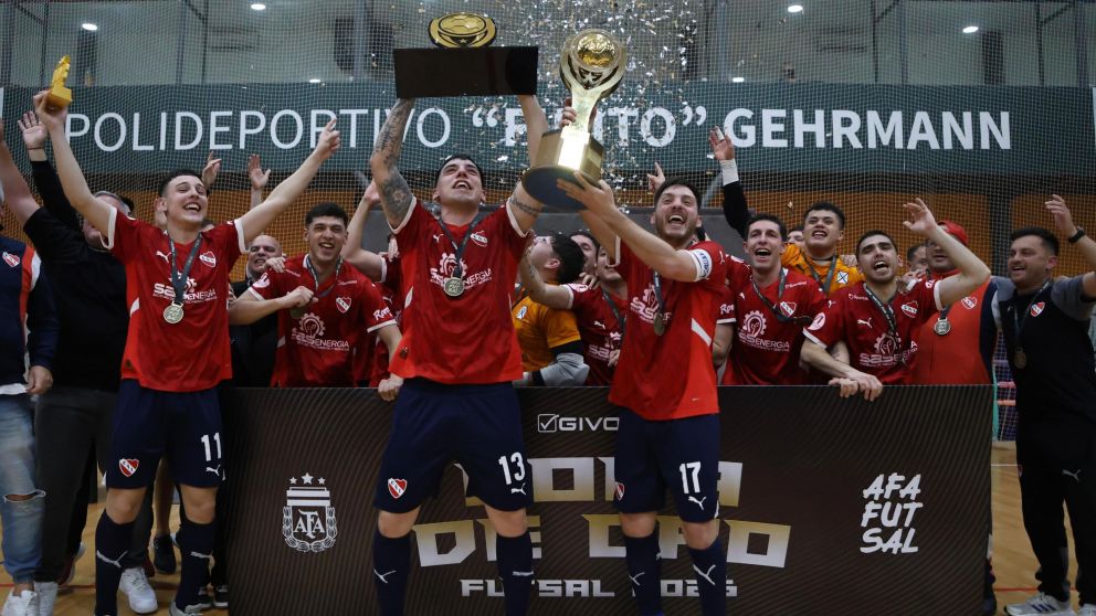 ¡Histórico!: Independiente se coronó campeón de la Copa de Oro de futsal tras derrotar a Boca