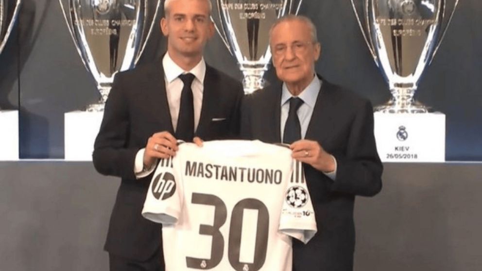El máximo dirigente de LaLiga de España en pie de guerra con el Real Madrid por la inscripción de Franco Mastantuono
