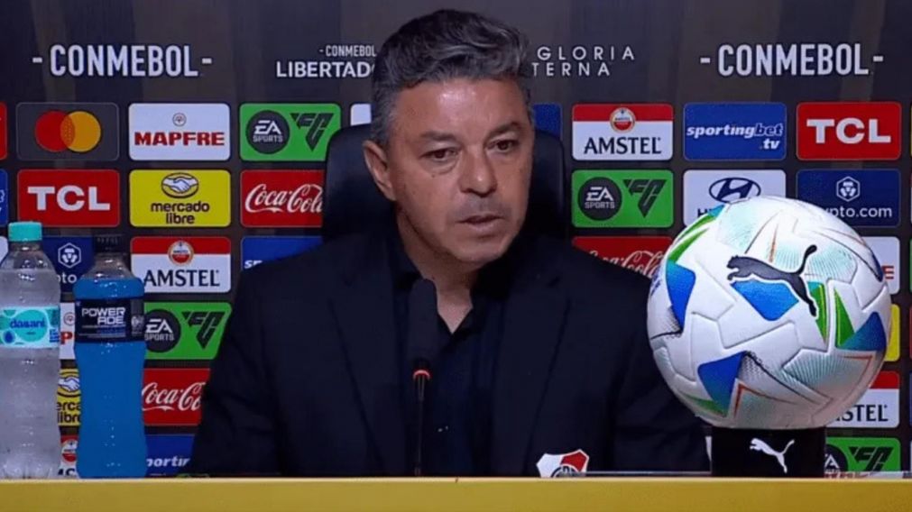 Gallardo se mostró preocupado por el primer tiempo de River ante Libertad: "Necesitamos generar"