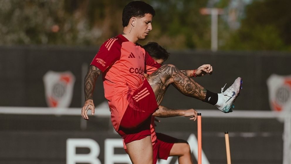 ¿Llega a jugar contra Libertad?: la situación actual de Driussi en River tras su lesión