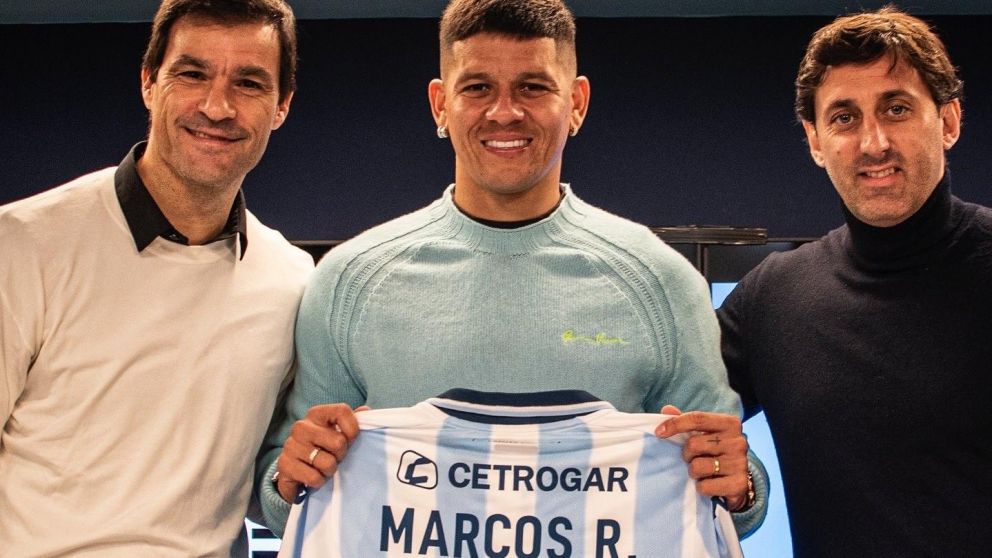 Racing presentó a Marcos Rojo como refuerzo: "Ya está disponible para..."