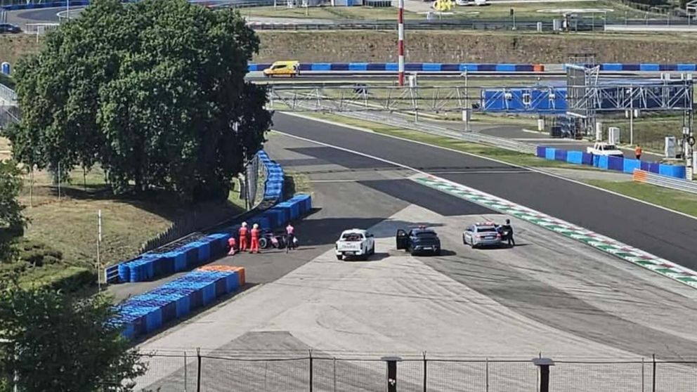 Alpine hizo un posteo sobre el estado de Franco Colapinto y el motivo de su accidente en el test de F�rmula 1 en Hungr�a