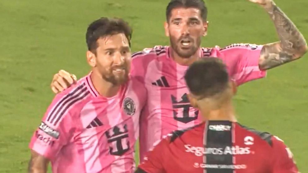 Messi enloqueció en la victoria de Inter Miami ante Atlas: festejo alocado y grito en la cara para un rival