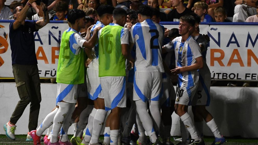 La Selección Argentina Sub 20 venció a Valencia y se consagró en el Torneo de L'Alcúdia