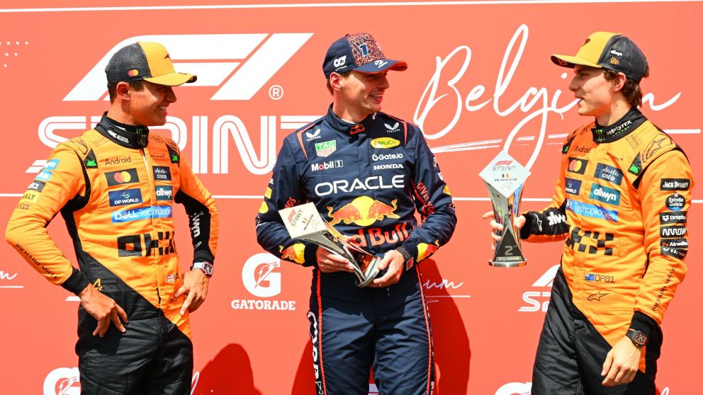 Franco Colapinto falló con Alpine y Mex Verstappen se quedó con la gloria en la Sprint Race del GP de Bélgica de Fórmula 1