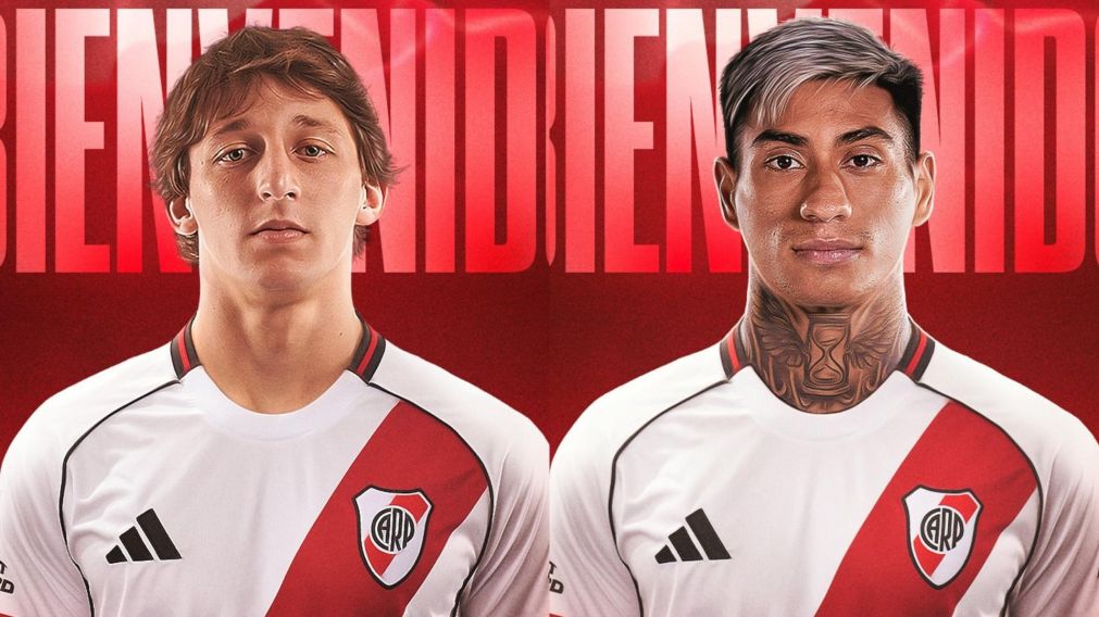 Oficial: River presentó a Portillo y a Galarza Fonda como nuevos refuerzos