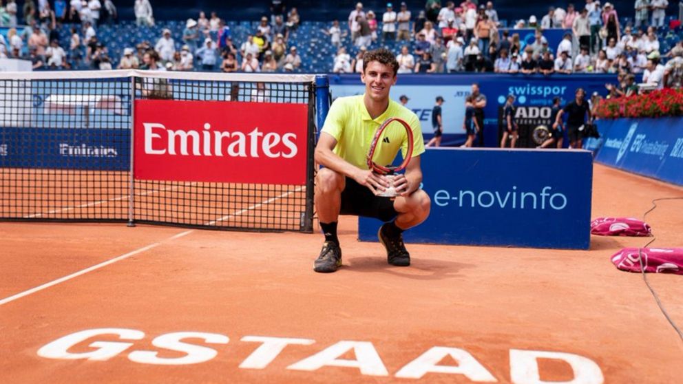 Juan Manuel Cerúndolo cayó ante Alexander Bublik en la final del ATP 250 de Gstaad y se quedó sin la gloria