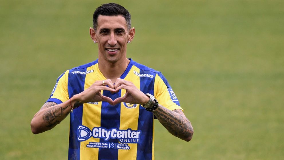 La emocionante presentación de Ángel Di María en Rosario Central: "Mi sueño era volver y ahora me falta ser campeón"