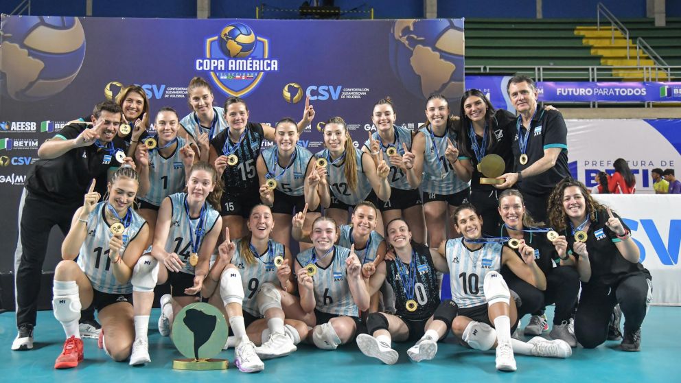 Las Panteras le ganaron a Brasil en la final y son campeonas de la primera Copa Am�rica de v�leibol