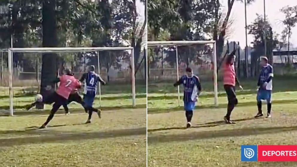 El tremendo golazo de Mart�n Palermo en un picado que record� su �poca dorada en Boca y se hizo viral