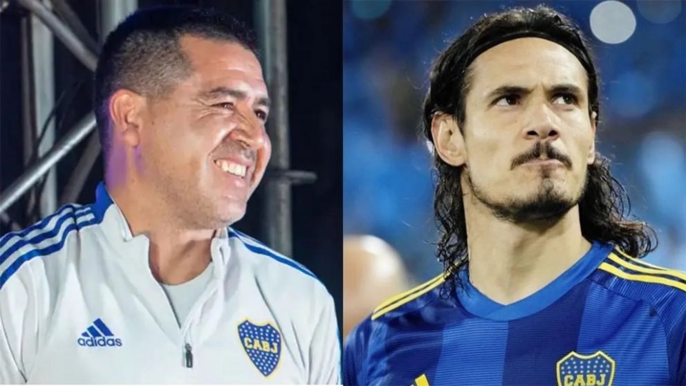 Riquelme tiene la última palabra para que Cavani se vaya de Boca