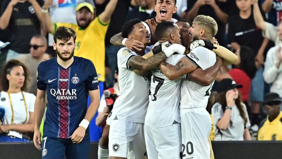 Botafogo dio el batacazo en el Mundial de Clubes: venció al PSG y complicó al Atlético de Madrid