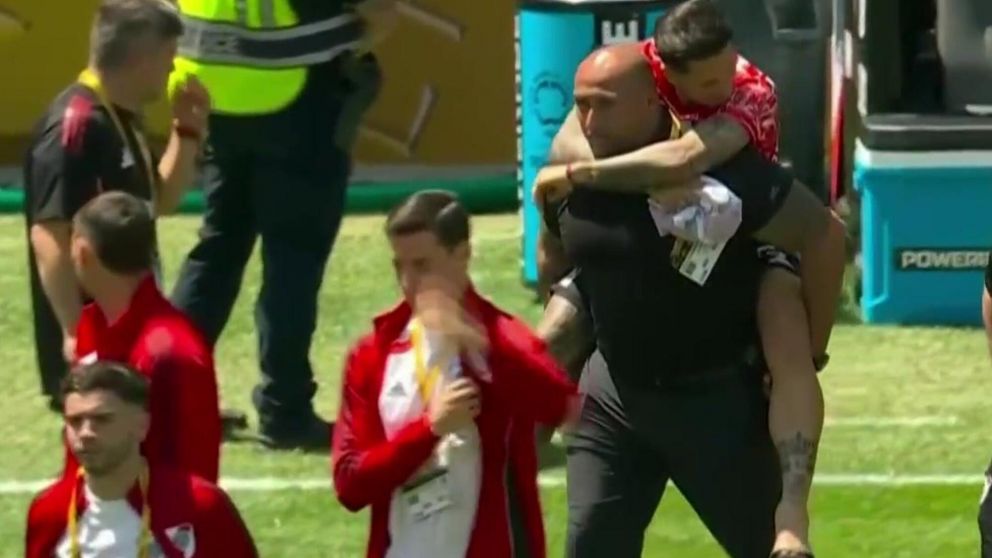 "Me romp� todo": La escalofriante lesi�n de Driussi tras su gol en el debut triunfal de River en el Mundial de Clubes