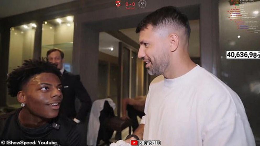 La tremenda burla del Kun Agüero a Speed en el Mundial de Clubes: "Cristiano Ronaldo lo mira por TV"
