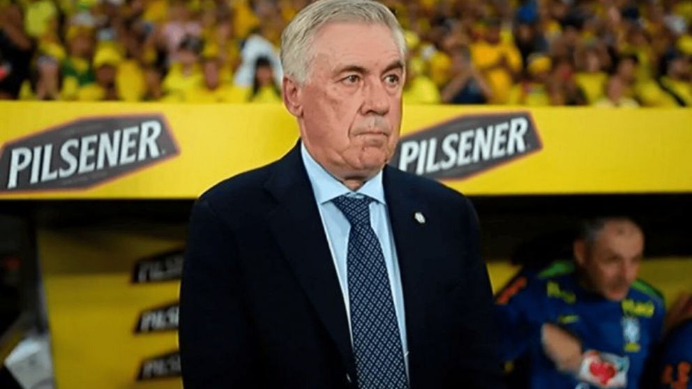 Cuántos chicles comió Carlo Ancelotti en su debut como entrenador de la Selección de Brasil
