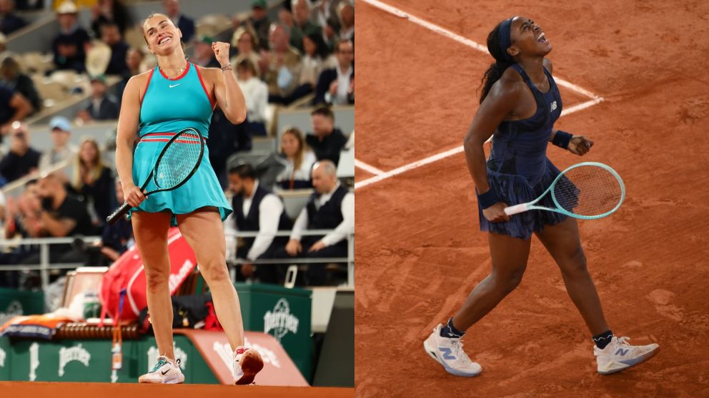 Aryna Sabalenka y Coco Gauff jugar�n la final femenina de Roland Garros