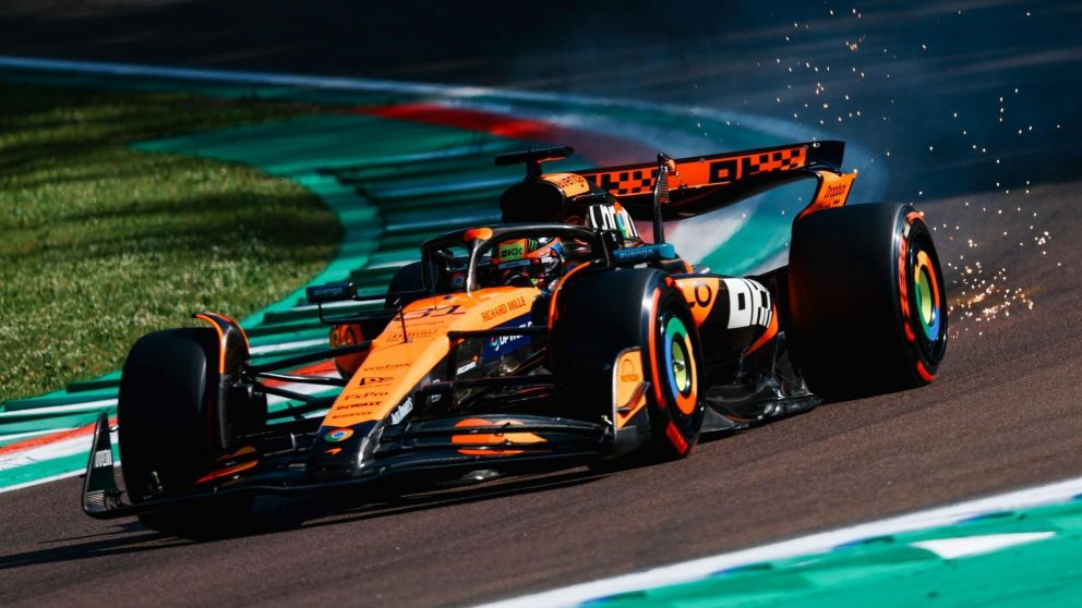 Piastri hizo la pole position para el Gran Premio de Imola de la Fórmula 1, en el que Colapinto larga 15° tras el accidente