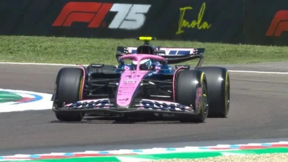 Franco Colapinto debutó con Alpine en la Fórmula 1 con un 17° puesto en la práctica libre 1 en el GP de Imola