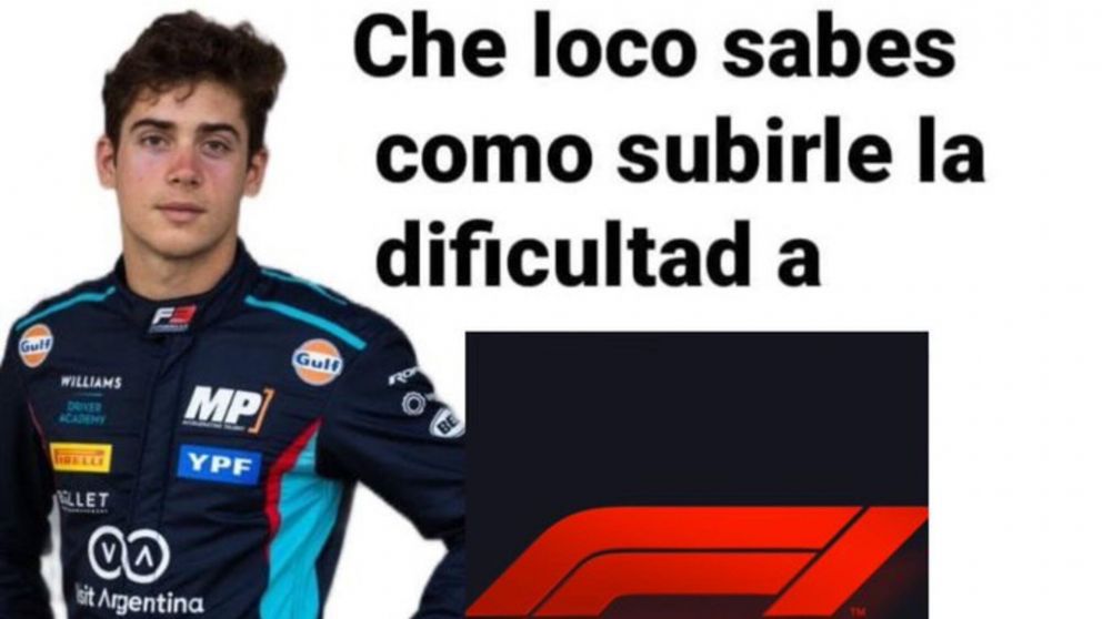 Franco Colapinto vuelve a la Fórmula 1 desde Imola y los memes y reacciones inundaron las redes sociales: miralos