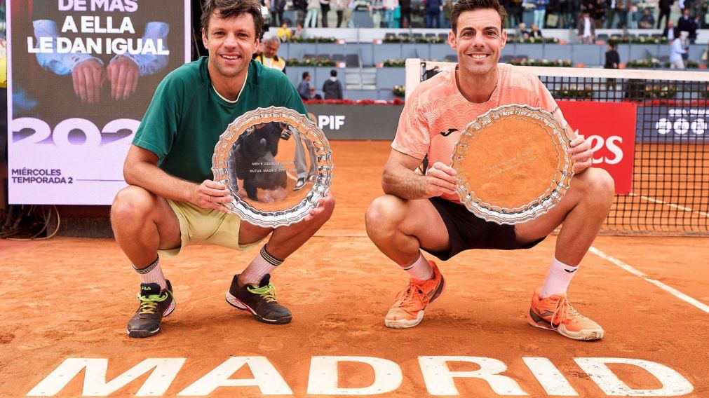 Horacio Zeballos junto a Marcel Granollers salieron campeones del dobles en el Masters 1000 de Madrid
