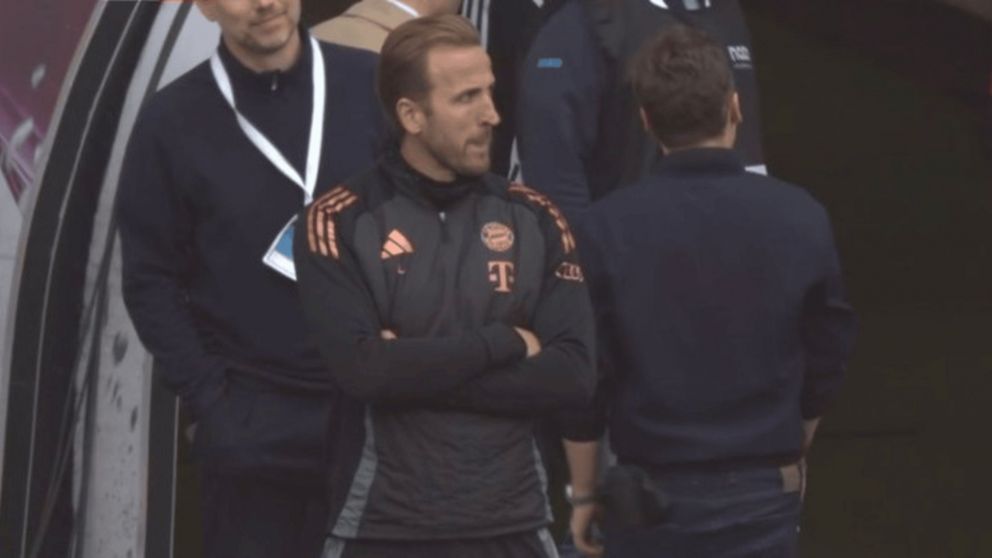 La tremenda decepción de Harry Kane tras el gol agónico de Leipzig que le negó al Bayern Múnich la Bundesliga