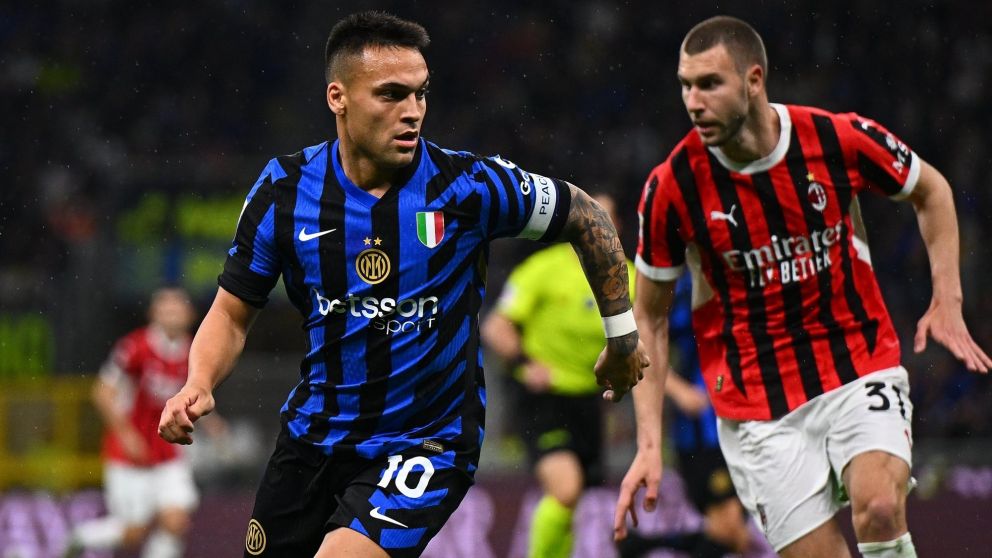 Golpazo para Lautaro Martínez: Milan goleó a Inter y lo dejó sin final en la Copa Italia